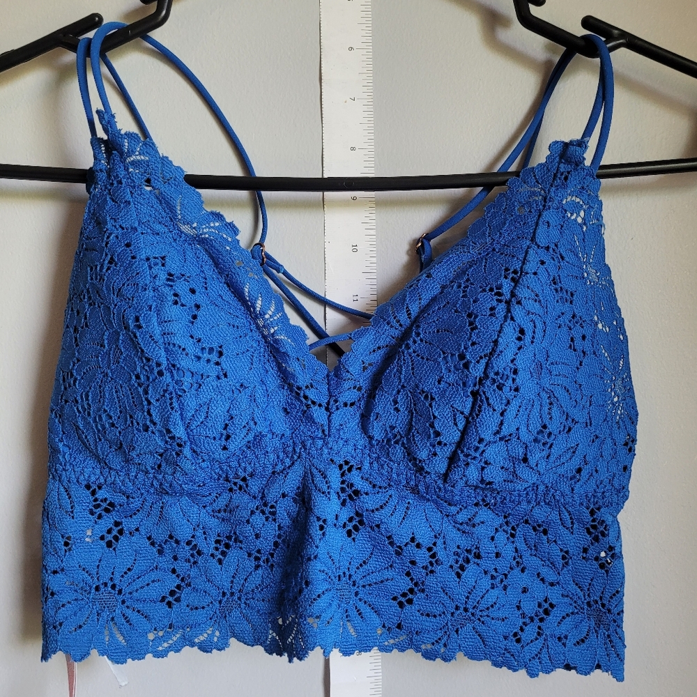 Victoria's Secret Royal Blue Lace Bralette